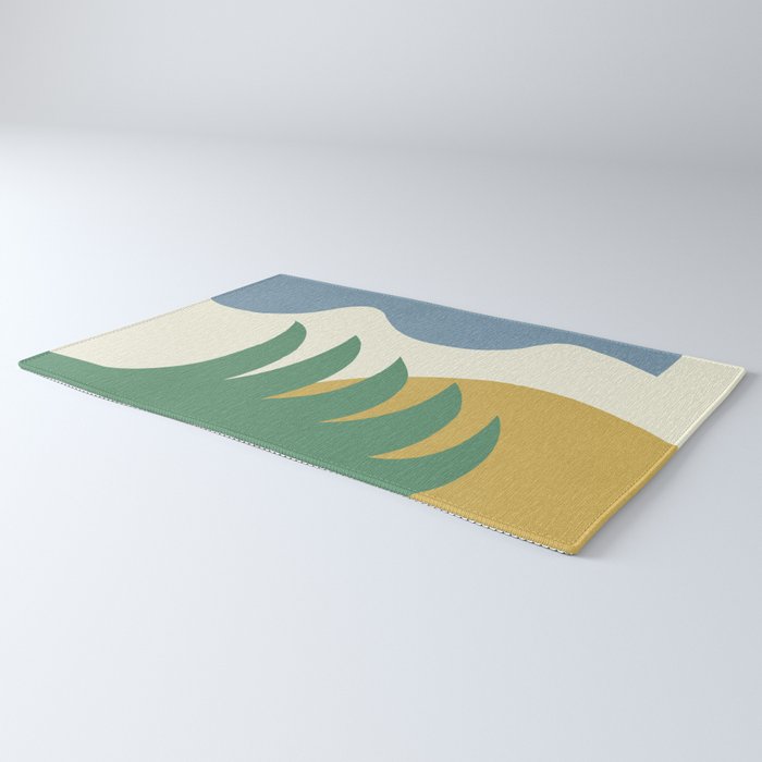 Mediterranean Abstract - Blue Green Rug Gallery Image 3