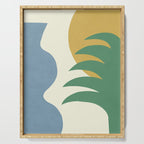 Mediterranean Abstract - Blue Green Serving Tray Gallery Image 1