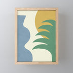 Mediterranean Abstract - Blue Green Mini Art Print Gallery Image 1