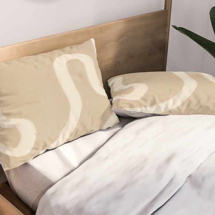 Organic Flow Pillow Sham Gallery Image 2