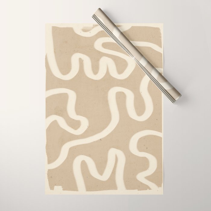Organic Flow Wrapping Paper Gallery Image 1