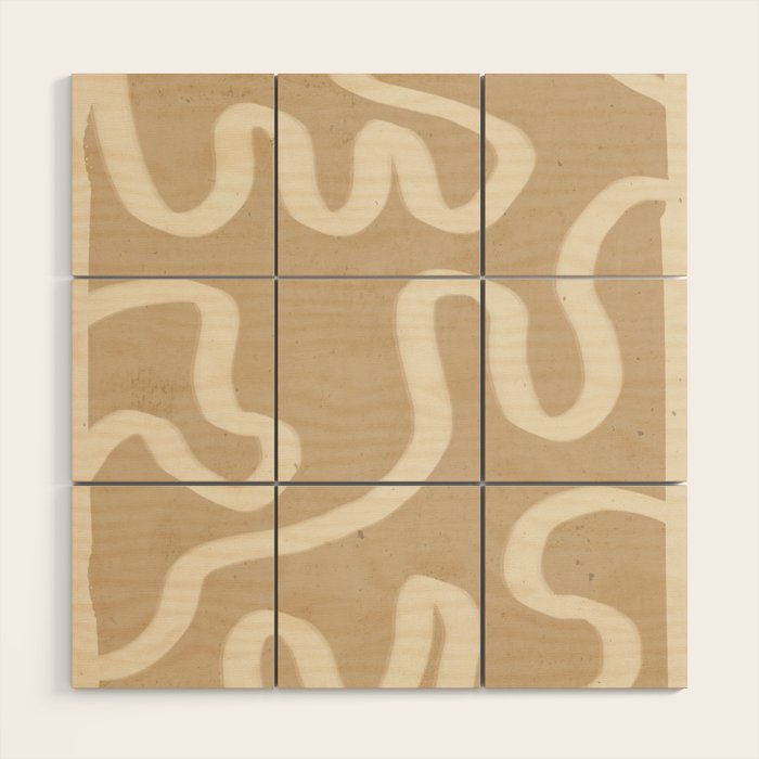 Organic Flow Wood Wall Art Gallery Image 1