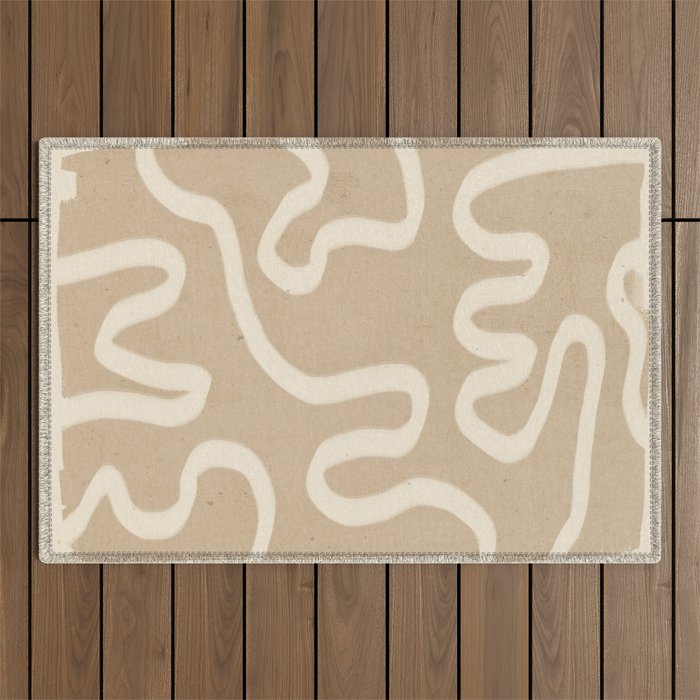 Organic Flow Outdoor Rug Gallery Image 1