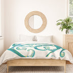 Octopus Watercolor Duvet Cover Gallery Image 3