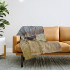 Three Meadow Moose Throw Blanket Gallery Image 1