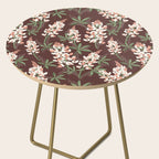 Bluebonnet Floral Brown Peach Multi Side Table Gallery Image 2