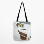 Glacier Calving Cake - Dessert Snow Mountain Tote Bag Gallery Image 2