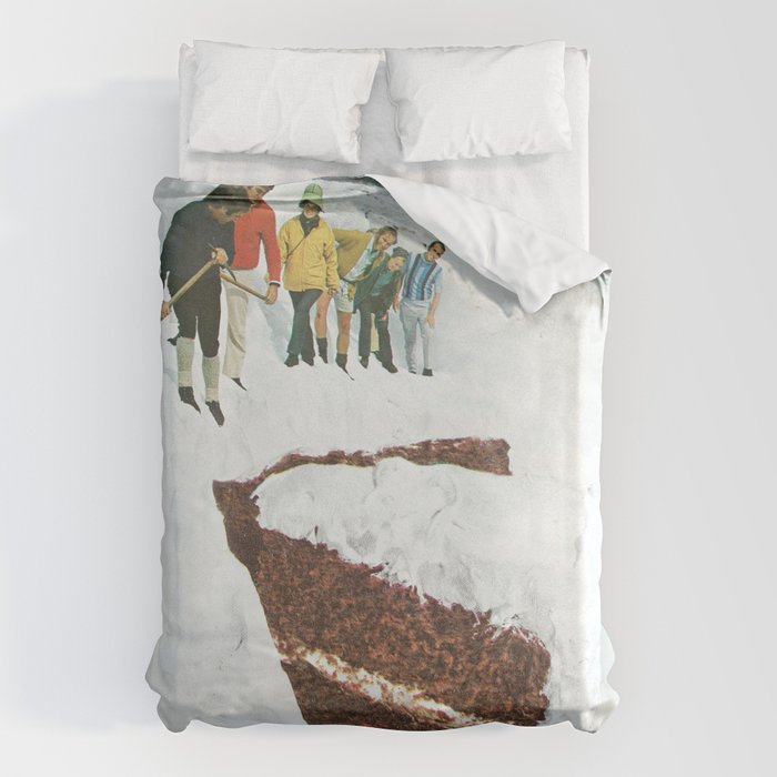 Glacier Calving Cake - Dessert Snow Mountain Duvet Cover Gallery Image 6