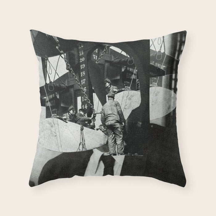 The Sur Real Man 3 Throw Pillow Gallery Image 1