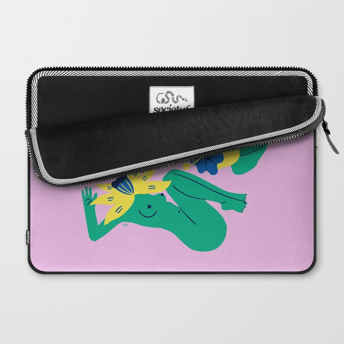 Bloom in Pink Laptop Sleeve Gallery Image 2