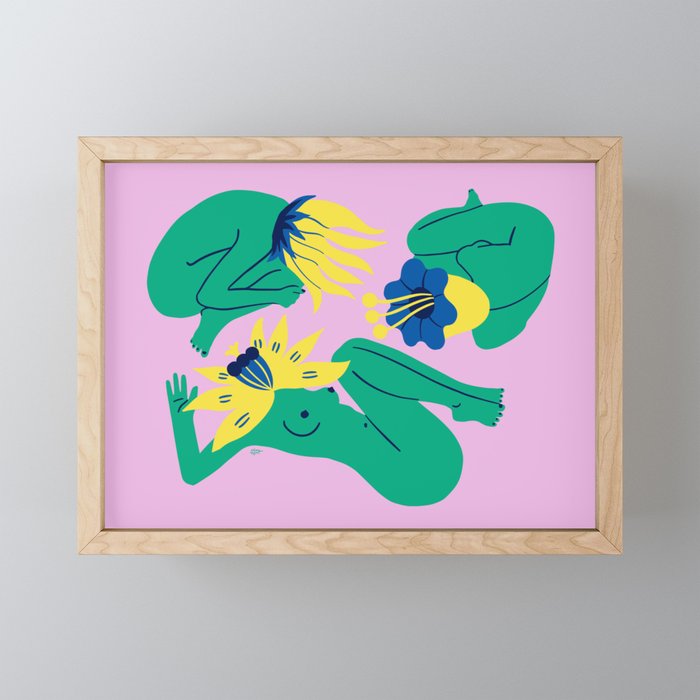 Bloom in Pink Mini Art Print Gallery Image 1