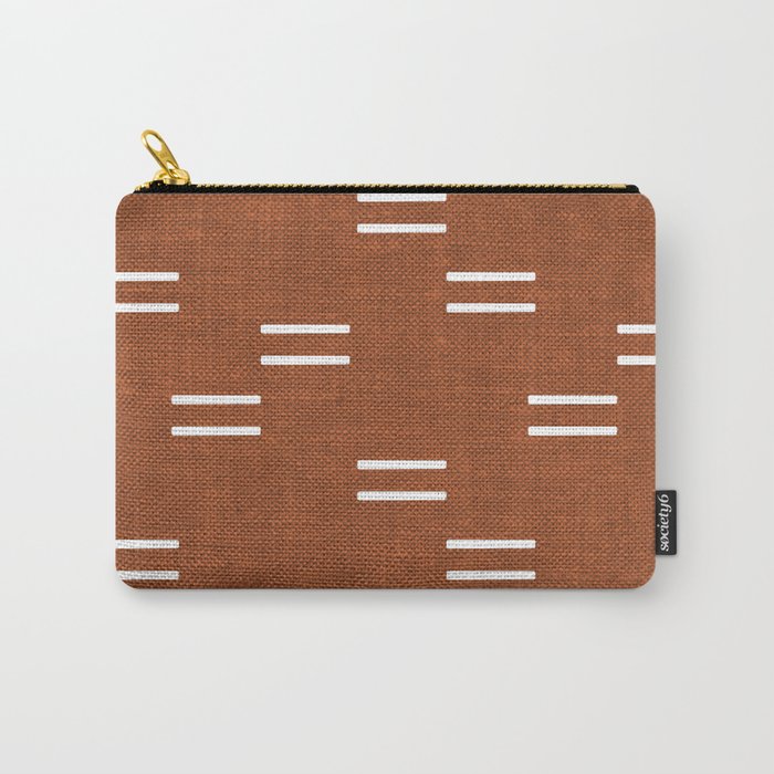 double dash - burnt orange Carry All Pouch Gallery Image 1