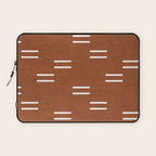 double dash - burnt orange Laptop Sleeve Gallery Image 1