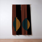 Color Block Abstract XI Window Curtain Gallery Image 3