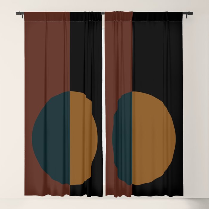 Color Block Abstract XI Window Curtain Gallery Image 5