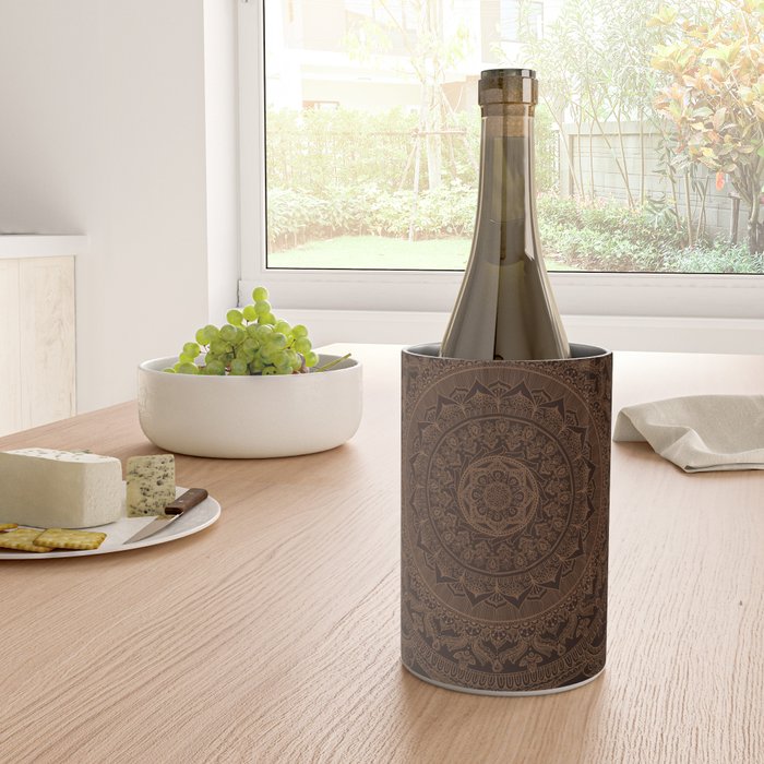 Mandala Dark Chocolate Wine Chiller Gallery Image 4