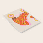 Retro Roller Skates - Coral Notebook Gallery Image 3