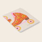 Retro Roller Skates - Coral Notebook Gallery Image 2