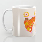 Retro Roller Skates - Coral Coffee Mug Gallery Image 3