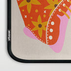 Retro Roller Skates - Coral Laptop Sleeve Gallery Image 3