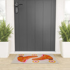 Retro Roller Skates - Coral Welcome Mat Gallery Image 3