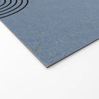 Blue Mid Century Modern Balance Welcome Mat Gallery Image 2