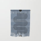 Blue Mid Century Modern Balance Wall Hanging Gallery Image 1