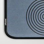 Blue Mid Century Modern Balance Laptop Sleeve Gallery Image 3