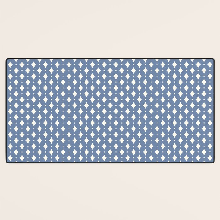 Vintage Stars V Blue Desk Mat Gallery Image 3