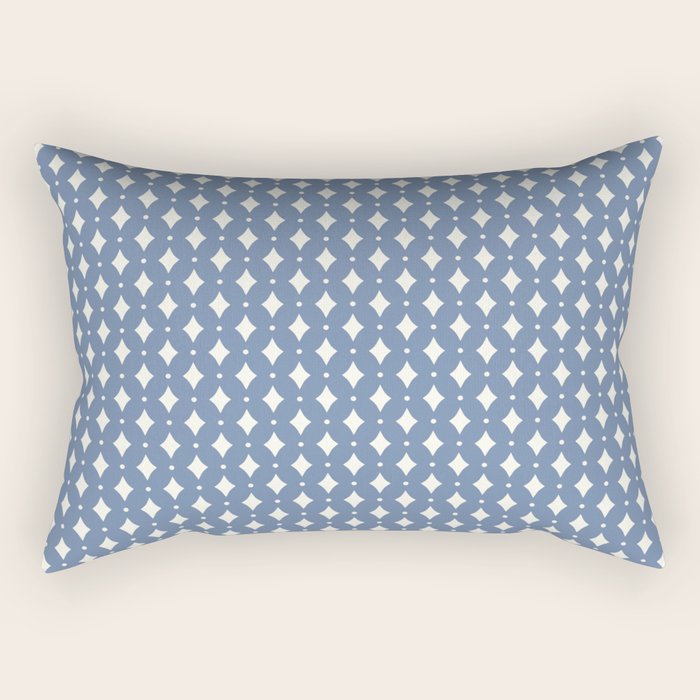 Vintage Stars V Blue Rectangular Pillow Gallery Image 1