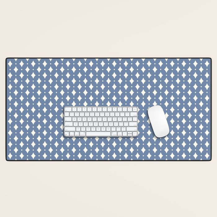 Vintage Stars V Blue Desk Mat Gallery Image 1