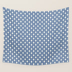 Vintage Stars V Blue Wall Tapestry Gallery Image 4