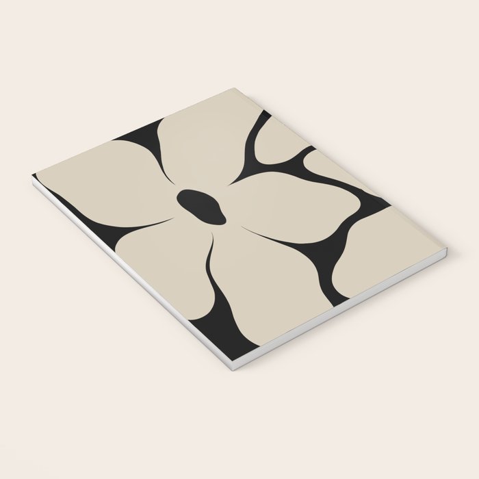 Vanilla Flower black Notebook Gallery Image 3