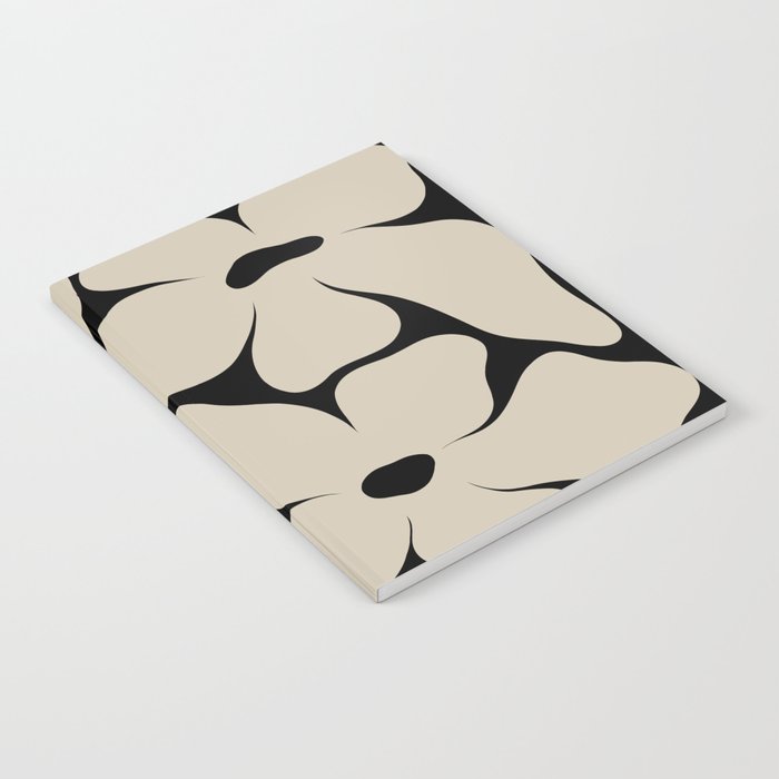 Vanilla Flower black Notebook Gallery Image 1