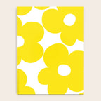 Retro Neon Yellow Daisies #1 #decor #art #society6 Notebook Gallery Image 4