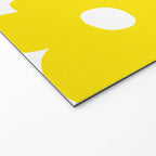 Retro Neon Yellow Daisies #1 #decor #art #society6 Welcome Mat Gallery Image 2