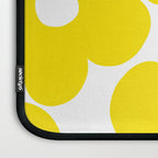 Retro Neon Yellow Daisies #1 #decor #art #society6 Laptop Sleeve Gallery Image 3