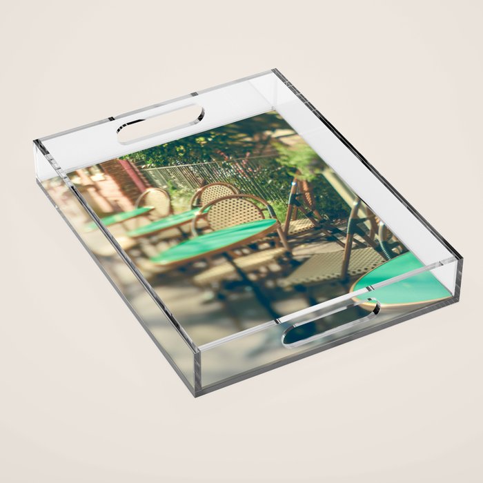 Sidewalk Cafe Acrylic Tray Gallery Image 1
