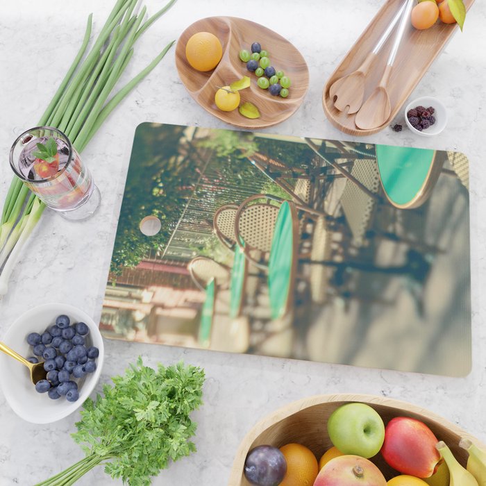 Sidewalk Cafe Cutting Board Gallery Image 2
