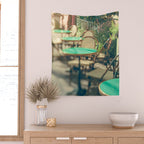Sidewalk Cafe Wall Tapestry Gallery Image 2
