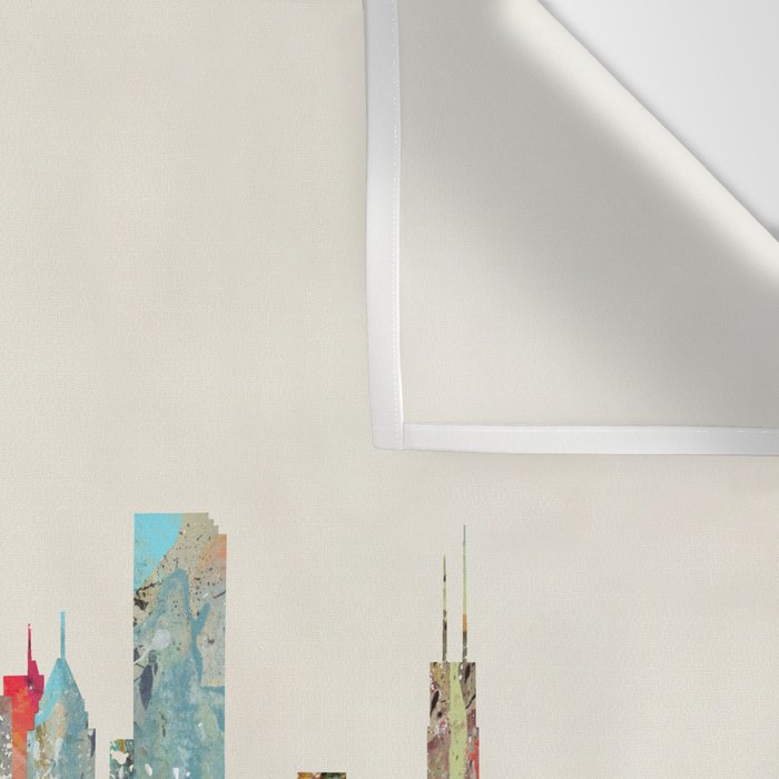 chicago skyline Wall Tapestry Gallery Image 3
