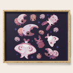 Twinkle twinkle little bugs - dark Serving Tray Gallery Image 1