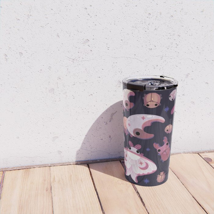 Twinkle twinkle little bugs - dark Travel Mug Gallery Image 4