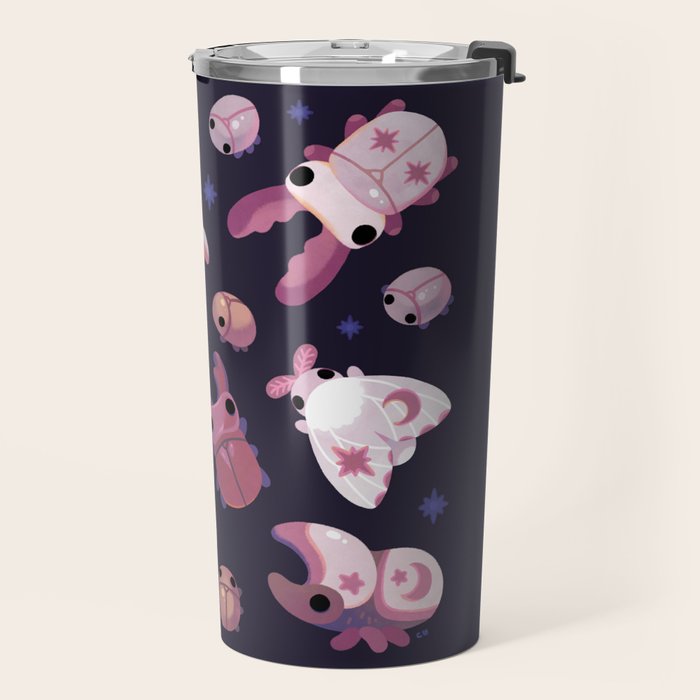 Twinkle twinkle little bugs - dark Travel Mug Gallery Image 2