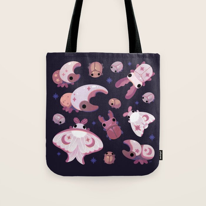 Twinkle twinkle little bugs - dark Tote Bag Gallery Image 1
