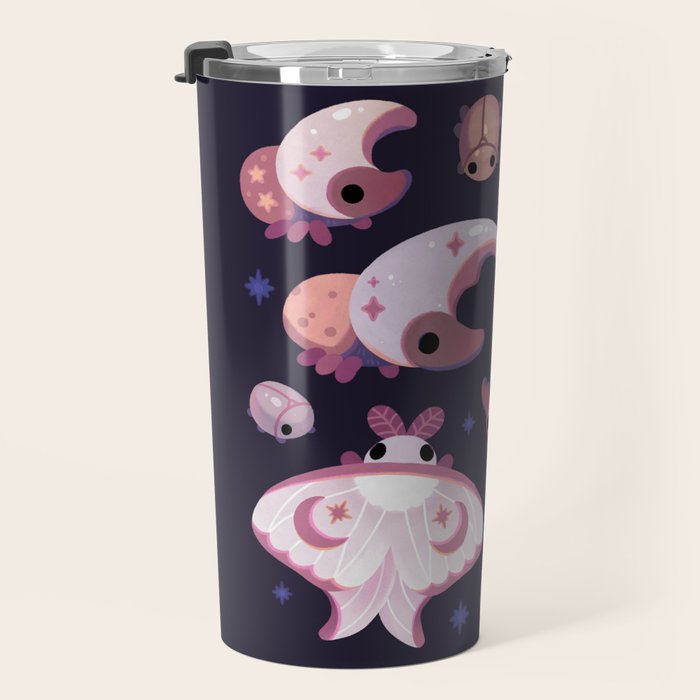 Twinkle twinkle little bugs - dark Travel Mug Gallery Image 3