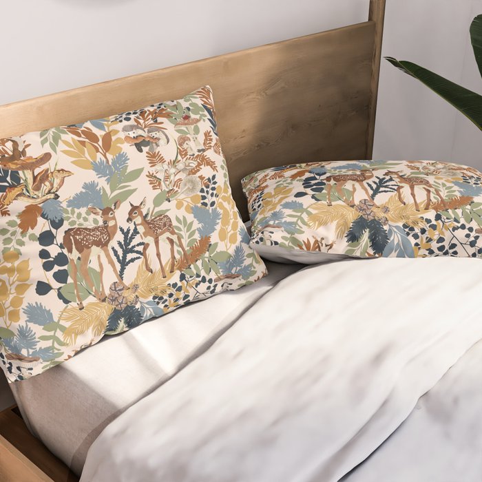 Colorful Forest Animals A Pillow Sham Gallery Image 2