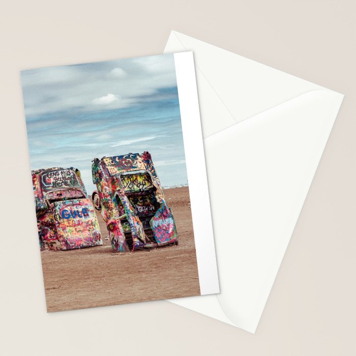 Retro Road Trip Texas Stationery Card Gallery Image 2