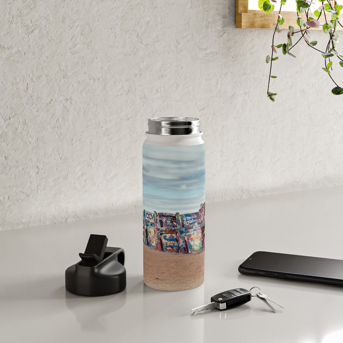 Retro Road Trip Texas Water Bottle Gallery Image 4
