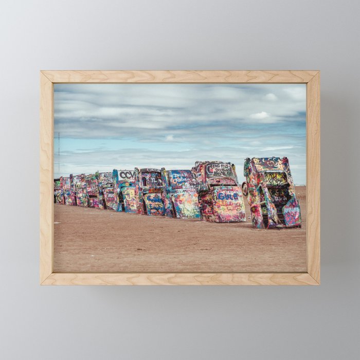 Retro Road Trip Texas Mini Art Print Gallery Image 1